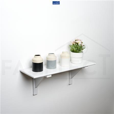 ชั้นแขวนผนัง FASTTECT WR2060+LS2190-WHITE 60 ซม. สีขาว_1