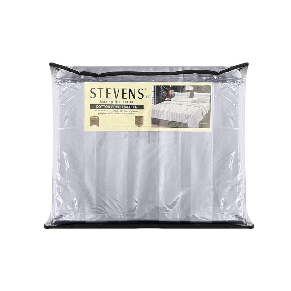 ชุดผ้าปูที่นอน 3.5 ฟุต 4 ชิ้น STEVENS COTTON FRESH SATEEN ET20