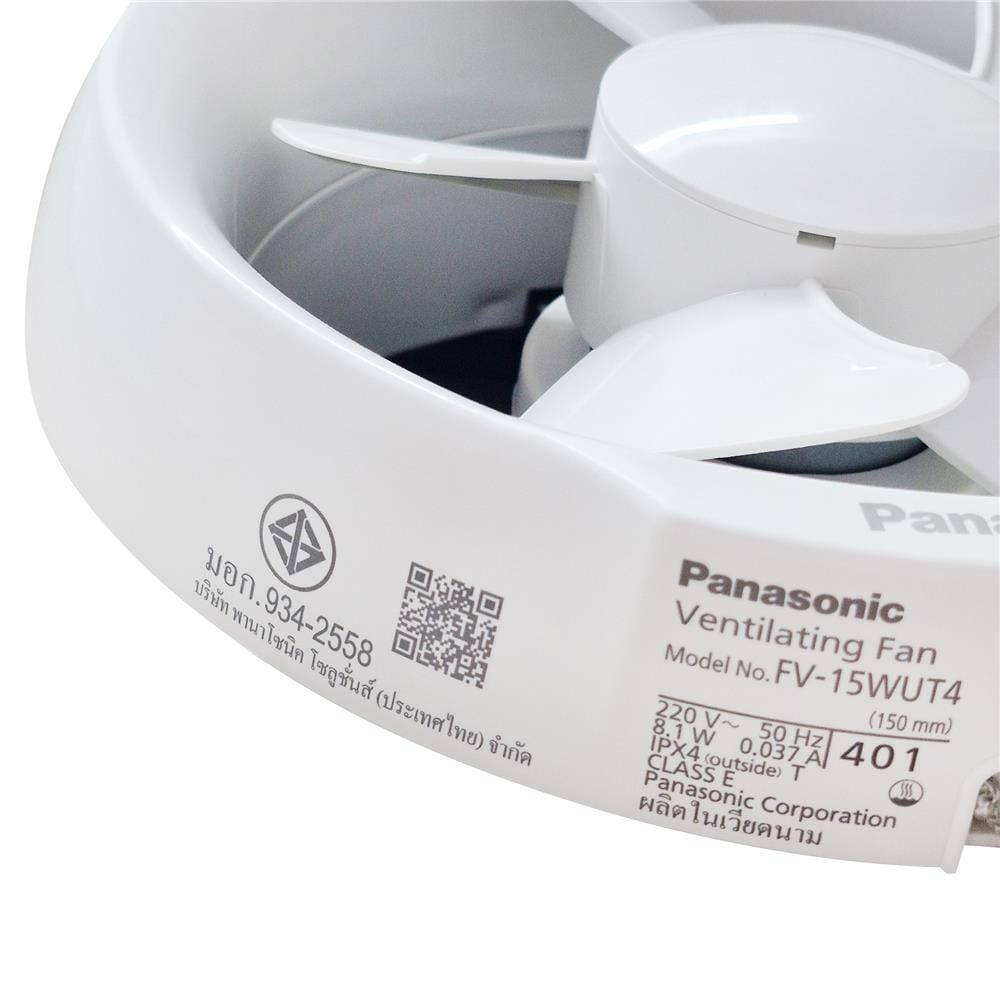 พัดลมดูดอากาศติดกระจก 6 นิ้ว PANASONIC FV-15WUT406V
