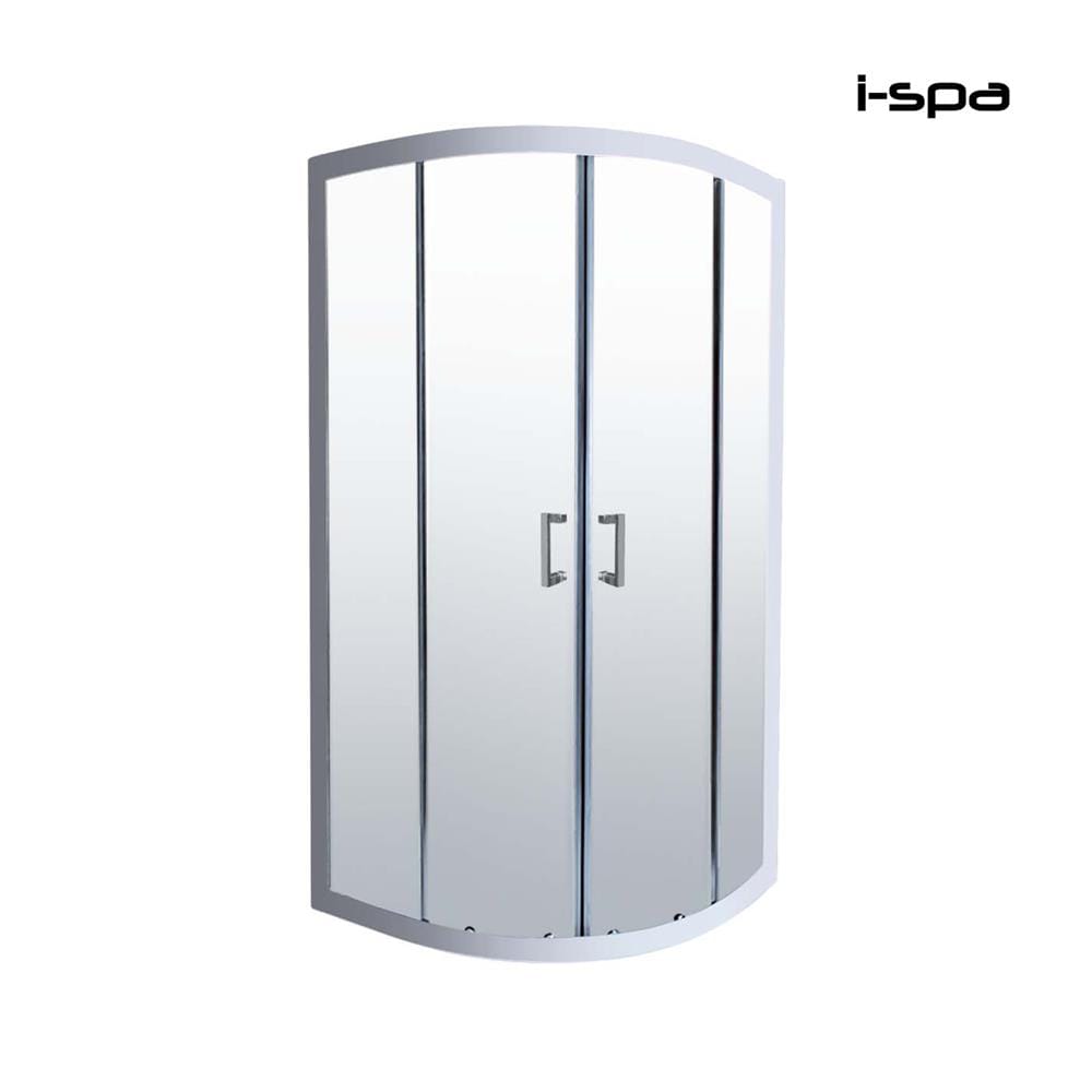 ฉากกั้นอาบน้ำ I-SPA I-CUR003GWH 90x90x190 ซม. สีขาว