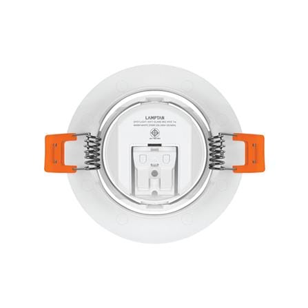 ดาวน์ไลท์ LED LAMPTAN ANTI GLARE 3.5 นิ้ว 7 วัตต์ WARM WHITE สีขาว_4