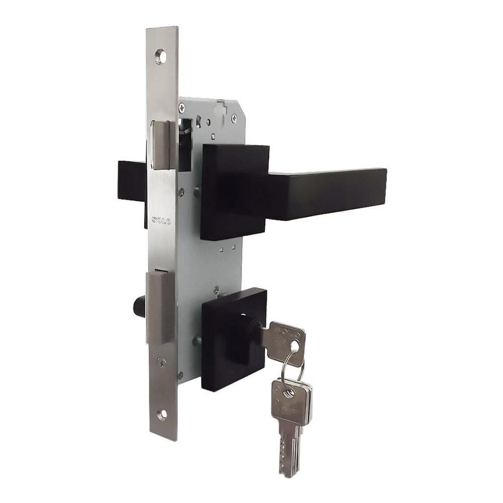มือจับก้านโยกห้องทั่วไป MORTISE SOLO MS 5525 BN สีดำ