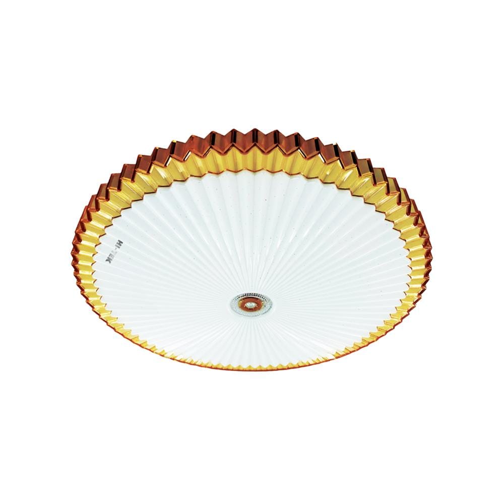 ไฟเพดาน LED HI-TEK HFIL355DCW 19 นิ้ว 55 วัตต์ DAYLIGHT/COOL WHITE/WARM WHITE สีขาว/ทอง