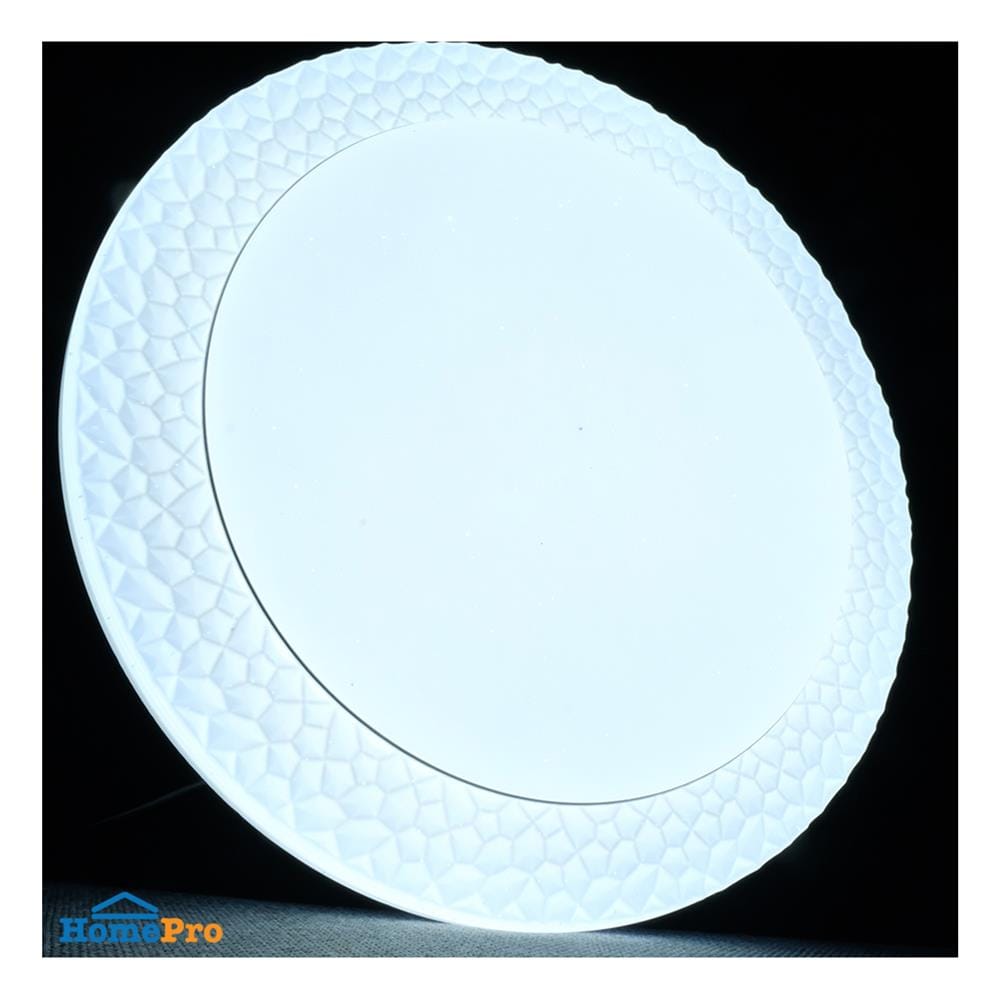 ไฟเพดาน LED SHINING S-CE05000C-101 20 นิ้ว 50 วัตต์ DAYLIGHT/COOL WHITE/WARM WHITE สีขาว