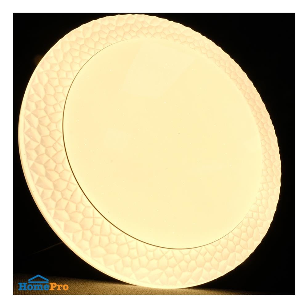 ไฟเพดาน LED SHINING S-CE05000C-101 20 นิ้ว 50 วัตต์ DAYLIGHT/COOL WHITE/WARM WHITE สีขาว
