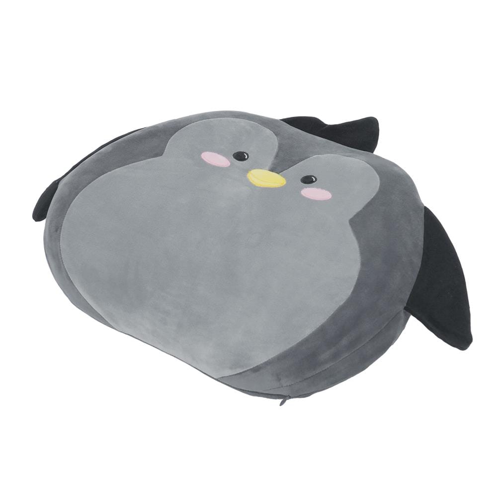 เบาะรองหลัง HOME LIVING STYLE PENGUIN 14X17 นิ้ว สีเทา