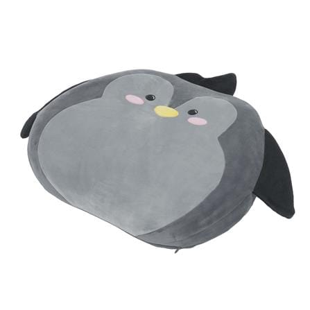 เบาะรองหลัง HOME LIVING STYLE PENGUIN 14X17 นิ้ว สีเทา_2