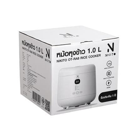 หม้อหุงข้าว DIGITAL NIKITO OT-RA8 สีขาว 1 ลิตร_4