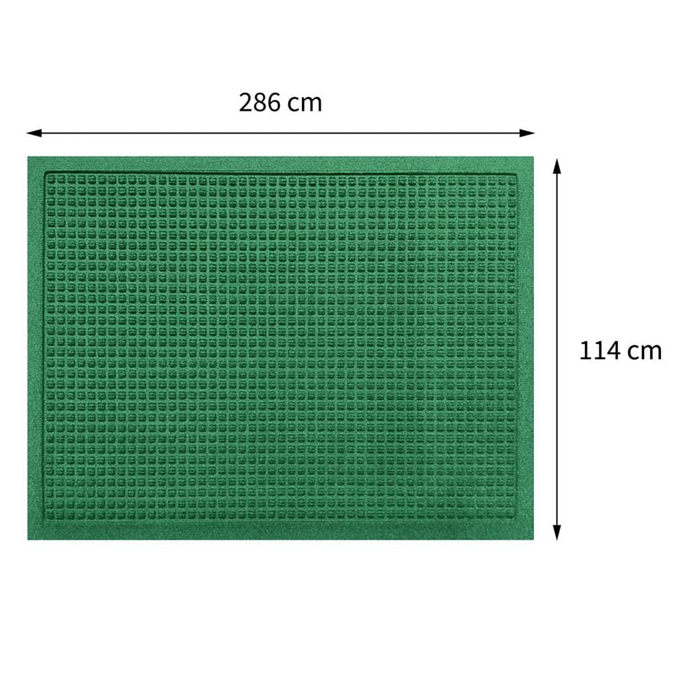 พรมเช็ดเท้าดักฝุ่น KLEEN-TEX WHII 114X286 ซม. สีเขียว
