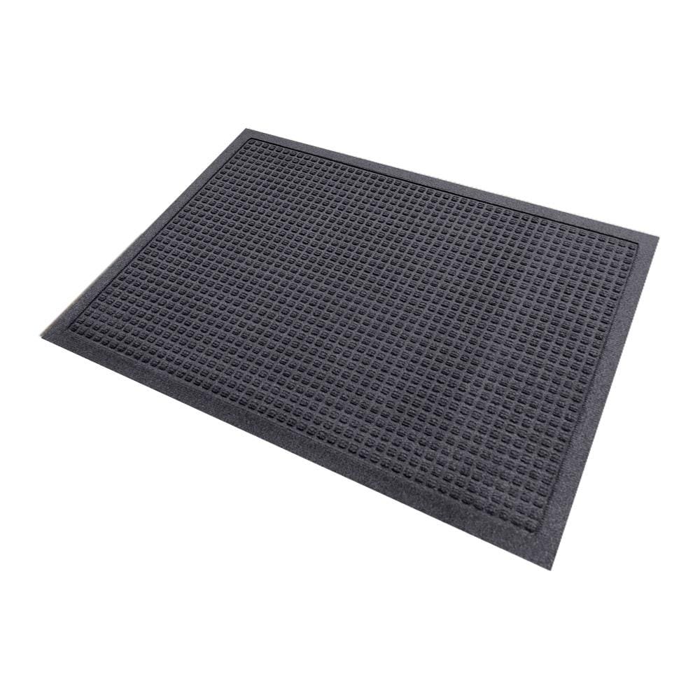 พรมเช็ดเท้าดักฝุ่น KLEEN-TEX WHII 88X146 ซม. สีเทาเข้ม