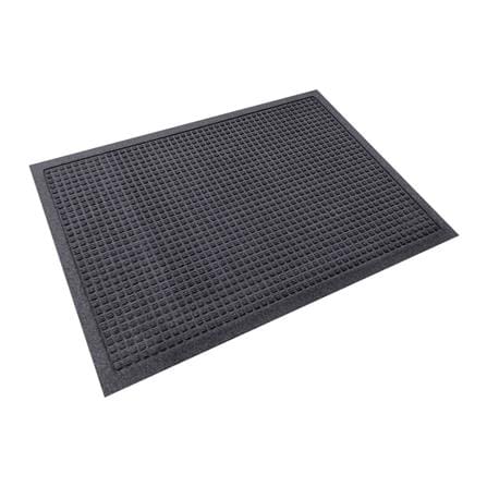 พรมเช็ดเท้าดักฝุ่น KLEEN-TEX WHII 88X146 ซม. สีเทาเข้ม_2