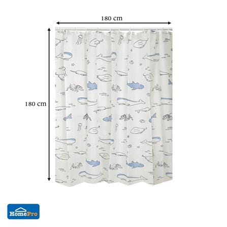 ม่านห้องน้ำ POLYESTER MOYA ACS23078A 180X180 ซม._5