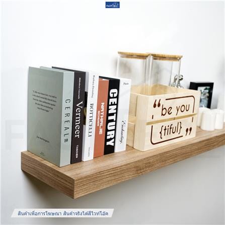 ชั้นแขวนผนัง FASTTECT SS24140-P-WHOAK 140 ซม. สีไวท์โอ๊ค_2