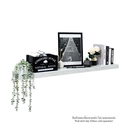 ชั้นแขวนผนัง FASTTECT SS24140-P-MBWHITE 140 ซม. สีหินอ่อนขาว