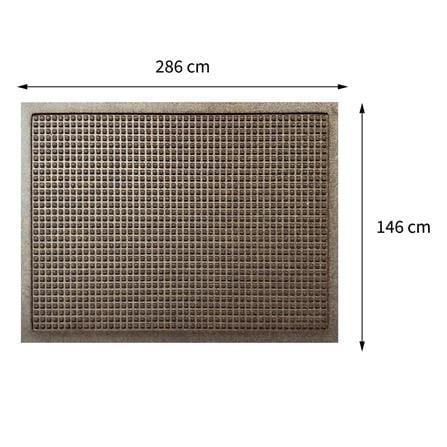 พรมเช็ดเท้าดักฝุ่น KLEEN-TEX WHII 146X286 ซม. สีน้ำตาล_7