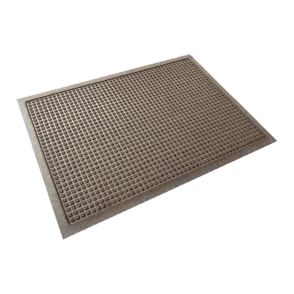 พรมเช็ดเท้าดักฝุ่น KLEEN-TEX WHII 62X88 ซม. สีน้ำตาล