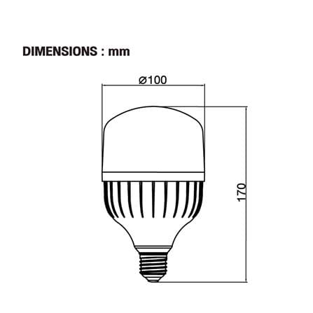 หลอด LED BEC PEARL III 30 วัตต์ DAYLIGHT E27_3
