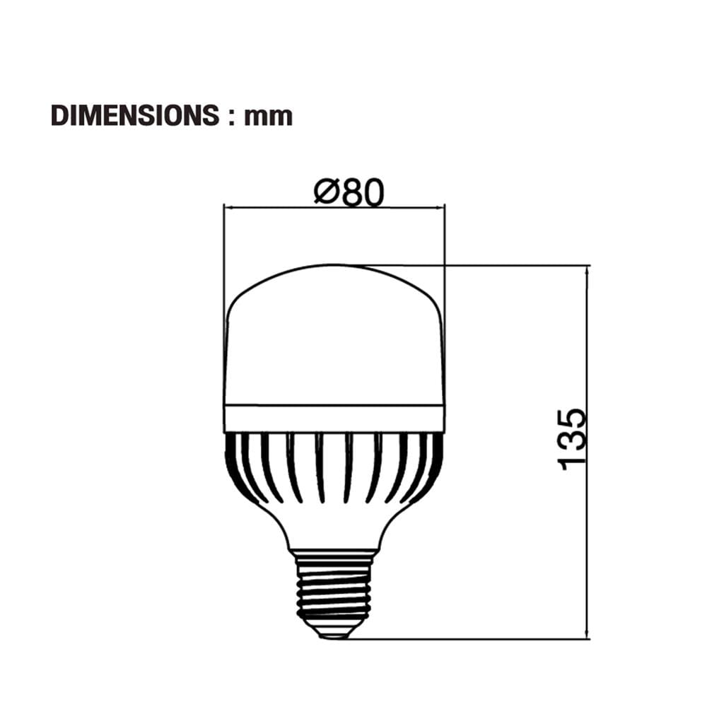 หลอด LED BEC PEARL III 20 วัตต์ DAYLIGHT E27