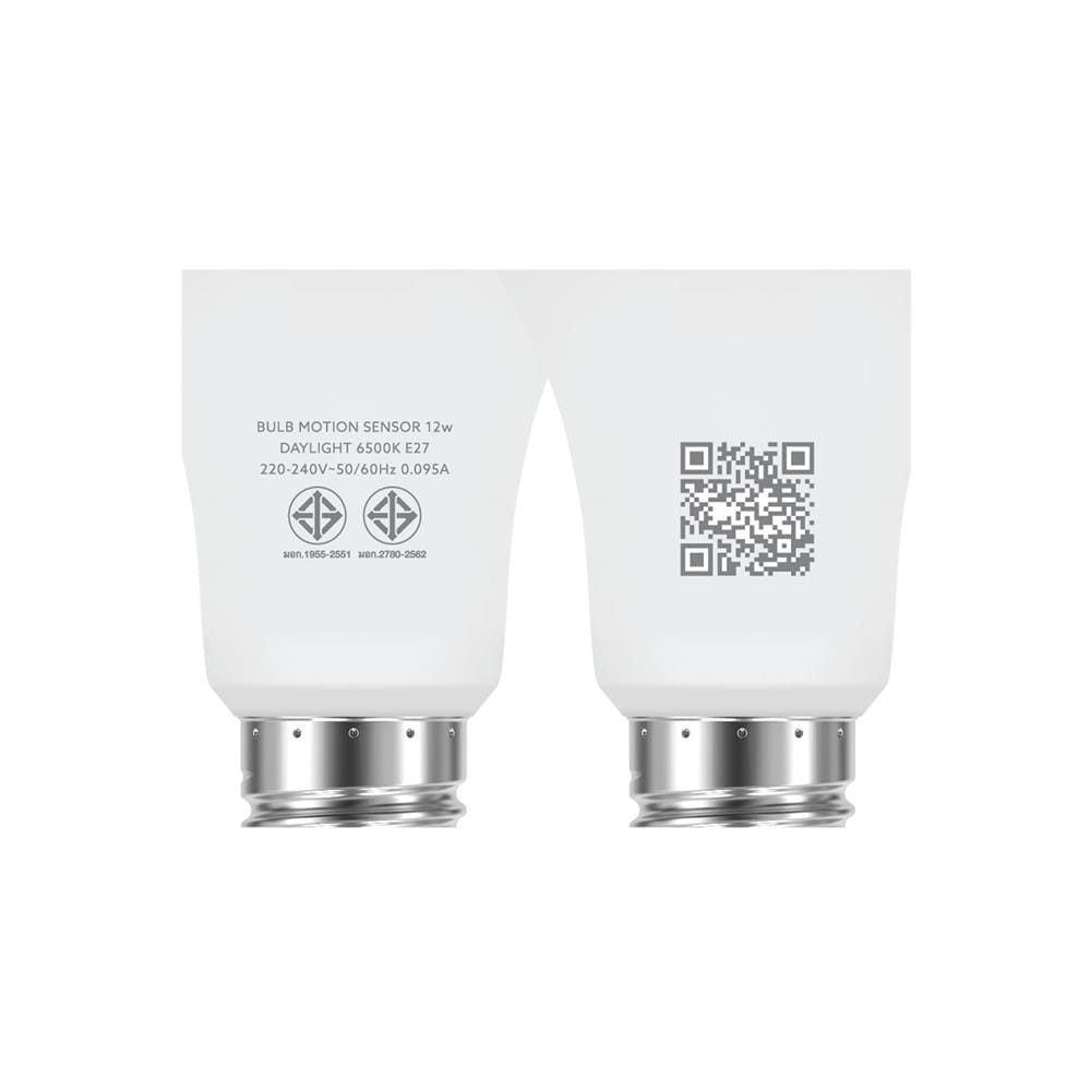 หลอด LED LAMPTAN MOTION SENSOR 12 วัตต์ DAYLIGHT E27