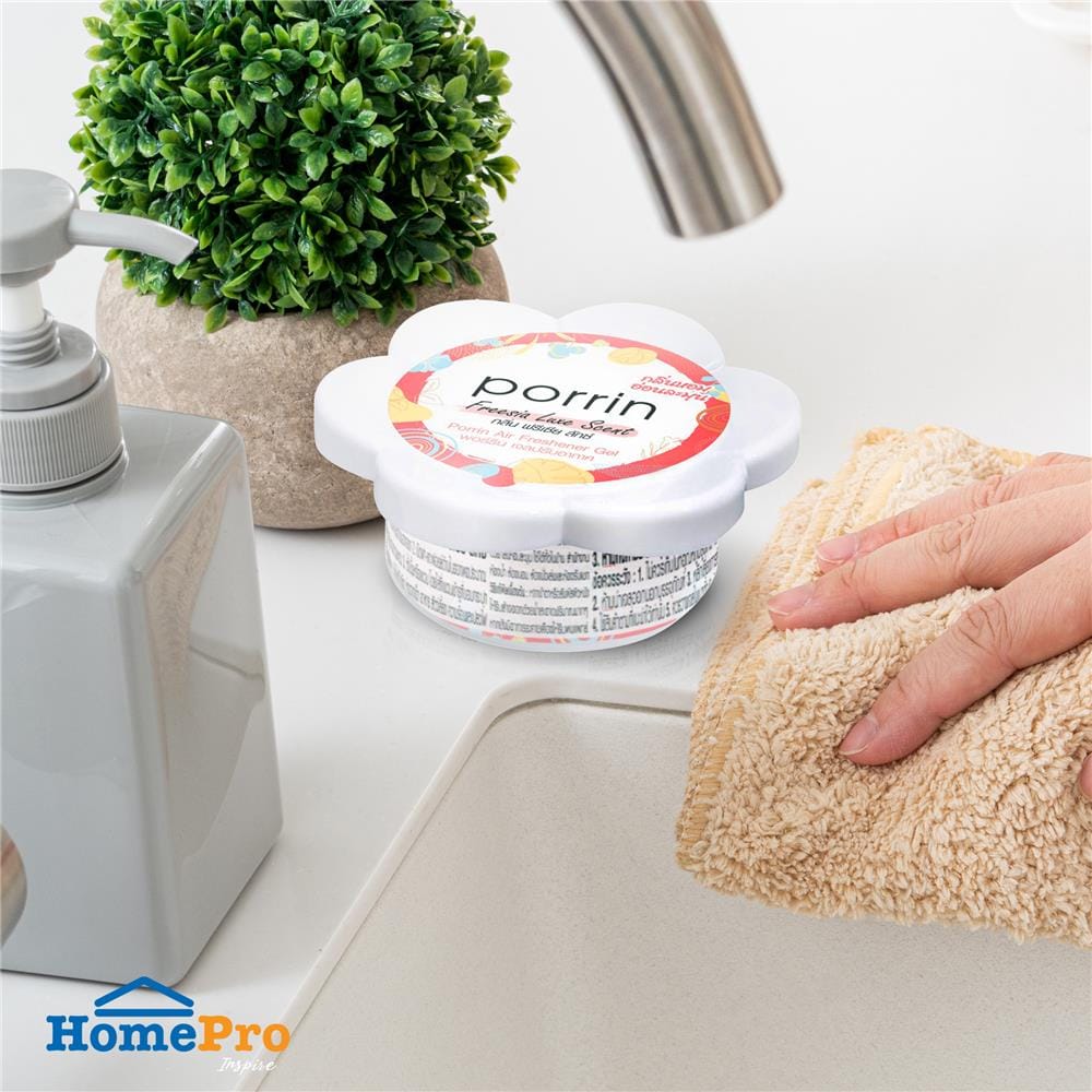เจลปรับอากาศ PORRIN FREESIA LUXE 60 กรัม แพ็ก 6 ชิ้น