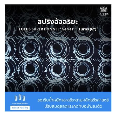 ที่นอนยางพารา 5 ฟุต LOTUS รุ่น HUDSON I พร้อมหมอนหนุน 2 ชิ้น_9