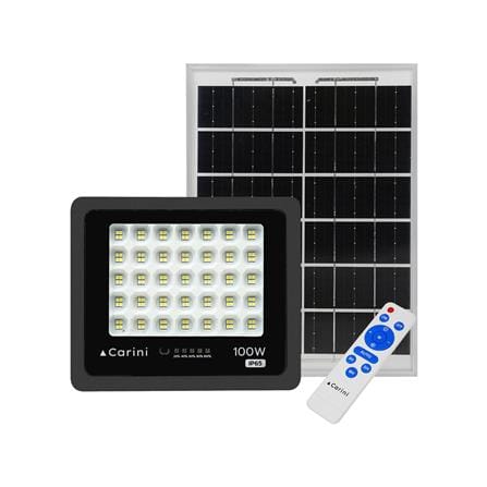 ไฟสปอตไลท์ SOLAR CARINI NOVA 100 วัตต์ DAYLIGHT สีดำ_0