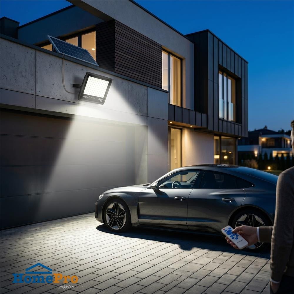 สปอตไลท์ SOLAR CARINI NOVA 300 วัตต์ DAYLIGHT สีดำ