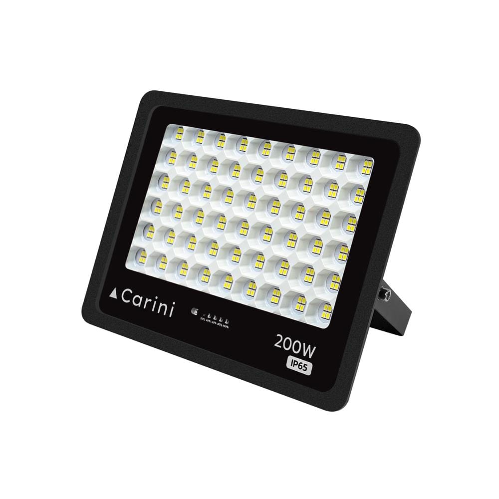 ไฟสปอตไลท์ SOLAR CARINI NOVA 200 วัตต์ DAYLIGHT สีดำ