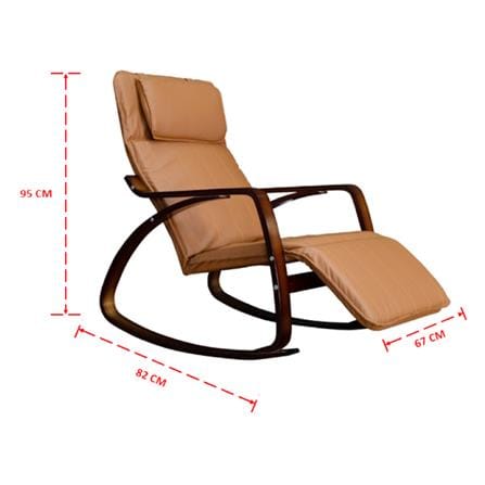 เก้าอี้พักผ่อน EAZYSOFA RKSOFA-BROWN สีน้ำตาล_5