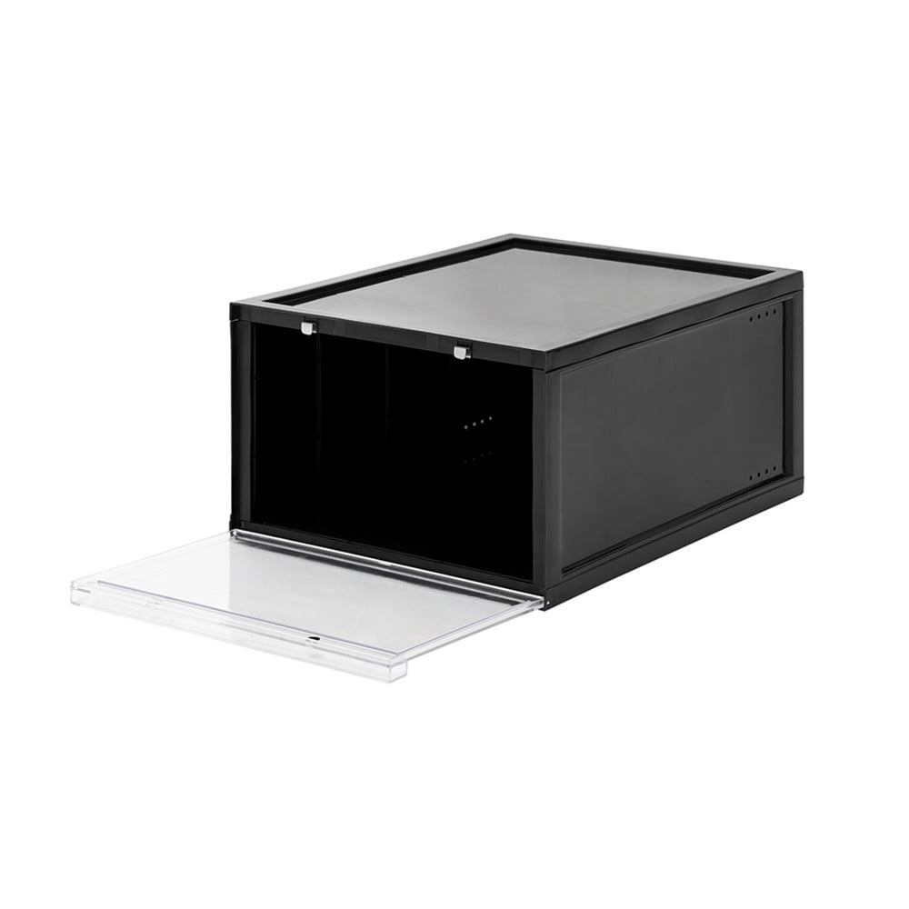 กล่องรองเท้า STACKO D.I.Y MAGNETIC LOCK 28x37x18.3 ซม. สีดำ