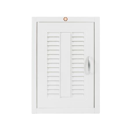 ตู้แขวนบานเดี่ยว SUPER L2 48.5x68 ซม. สีขาว_0
