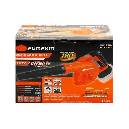 เครื่องเป่าลมไร้สาย (เฉพาะตัวเครื่อง) PUMPKIN 50361 INF-27BV 20 โวลต์_3