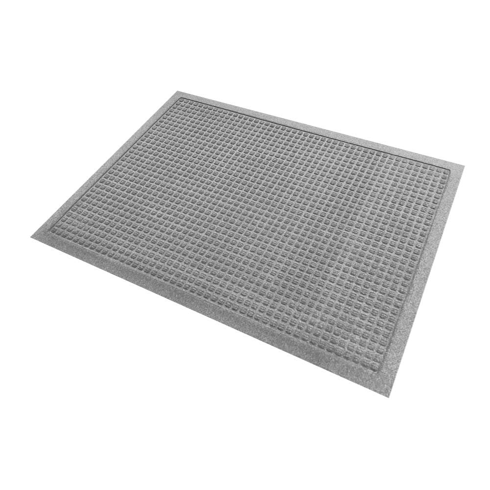 พรมเช็ดเท้าดักฝุ่น KLEEN-TEX WHII 88X146 ซม. สีเทาอ่อน