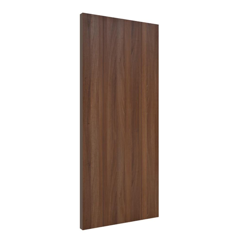 ประตูภายในเมลามีนทนไฟ ไม่เจาะลูกบิด METRO MD526 WALNUT AIDA 80x200 ซม. สีโอ๊ค