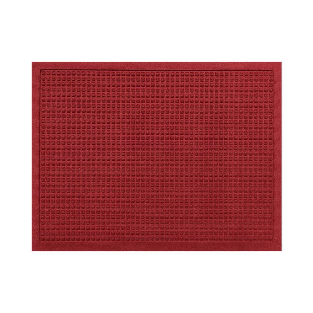 พรมเช็ดเท้าดักฝุ่น KLEEN-TEX WHII 88X146 ซม. สีแดง