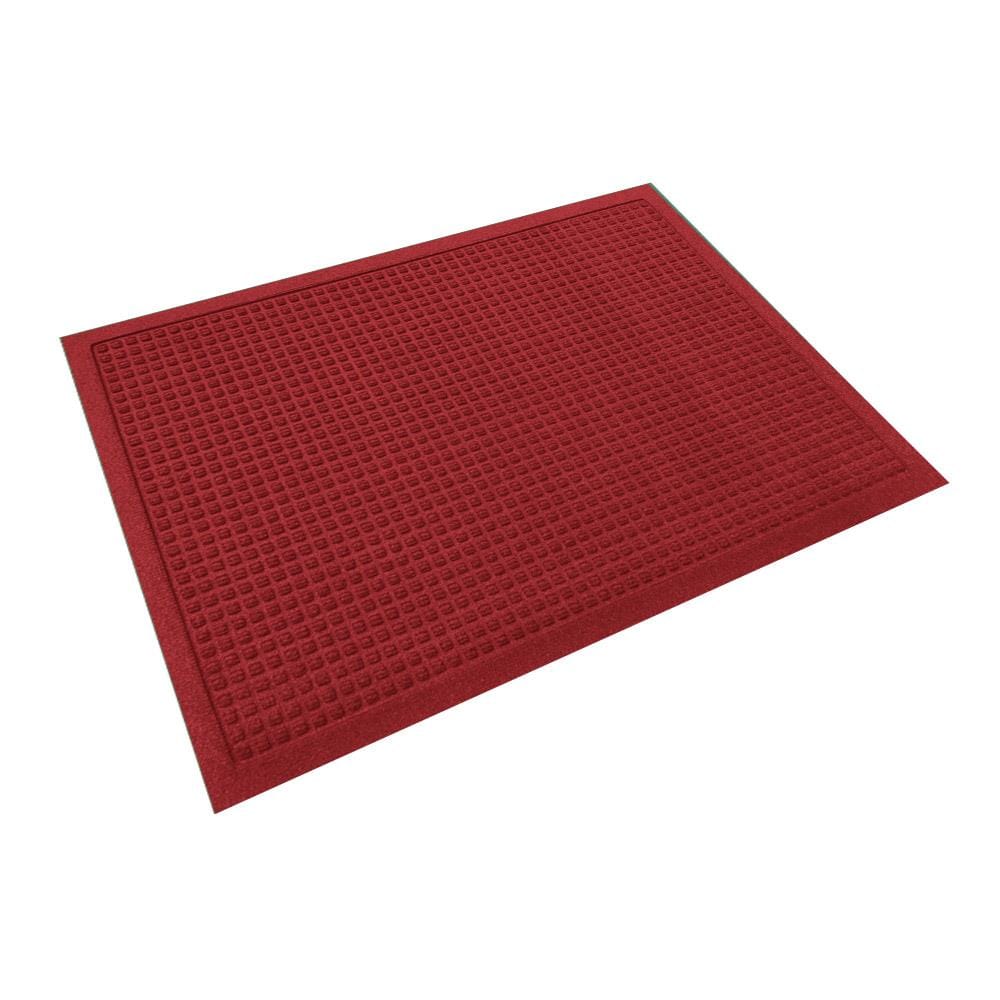 พรมเช็ดเท้าดักฝุ่น KLEEN-TEX WHII 88X116 ซม. สีแดง