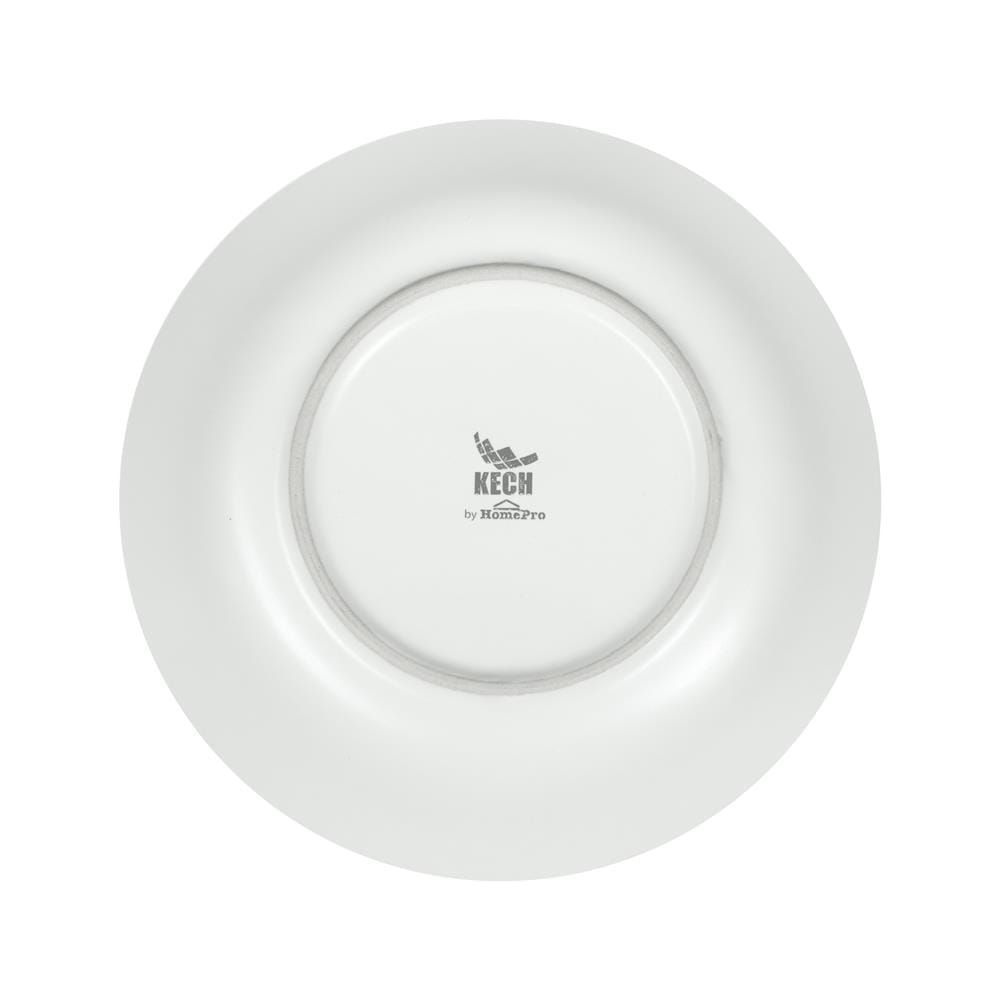 ชุดจานลึกเซรามิก 7 นิ้ว KECH LANZO สีขาว 4 ใบ