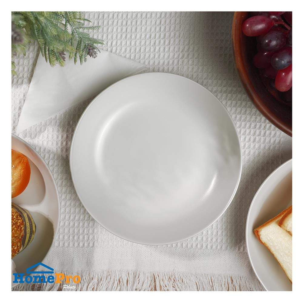 ชุดจานลึกเซรามิก 7 นิ้ว KECH LANZO สีขาว 4 ใบ