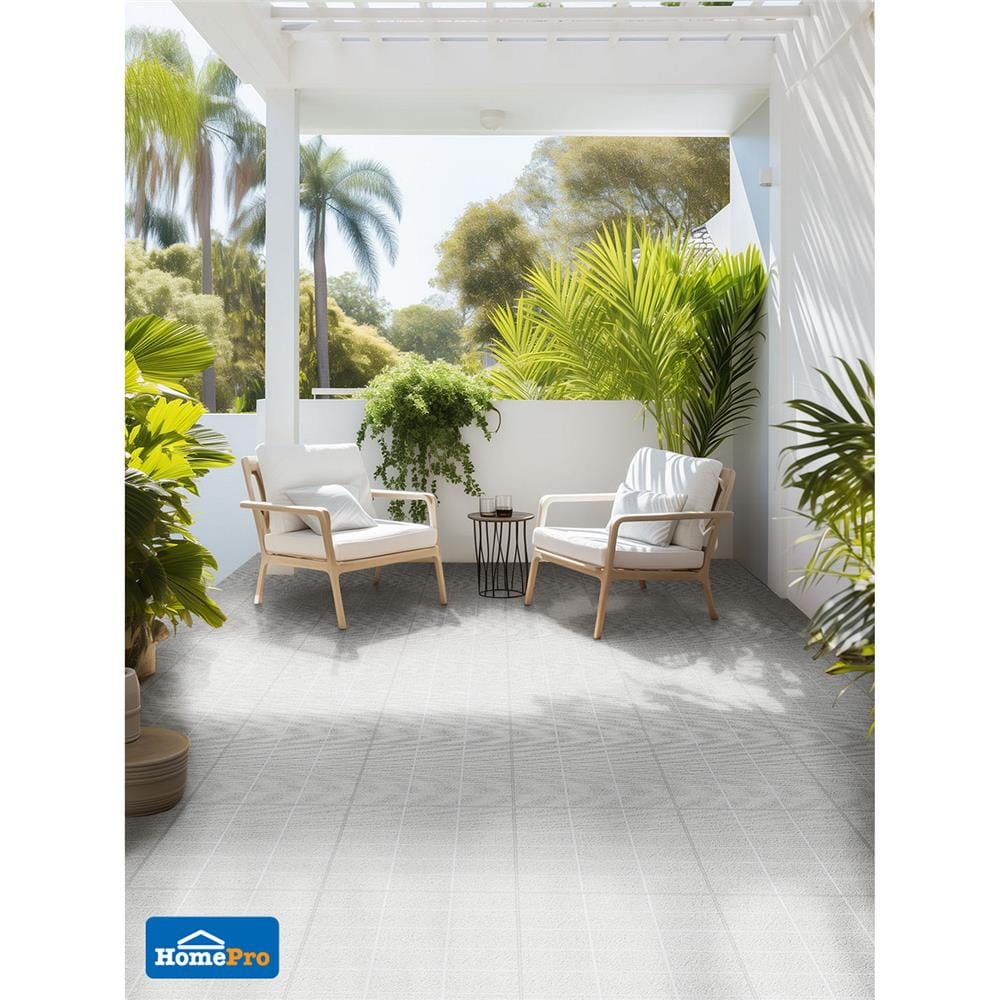กระเบื้องพื้นพอร์ซเลน  40x40 ซม. CERGRES เบนจิโร่ เทา A 0.96 ตร.ม.
