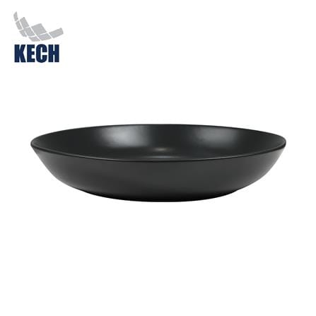จานลึกเซรามิก 8 นิ้ว KECH LANZO สีดำ_0
