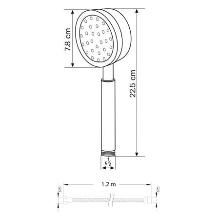 ฝักบัวสายอ่อน 1 ระดับ DONMARK GL-4251_2