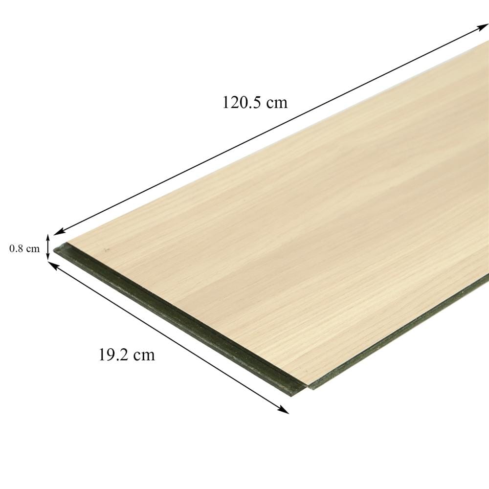 พื้นลามิเนต CROBERN HYBRID 8 มม. 1.85 ตร.ม. สี BORAS ASH