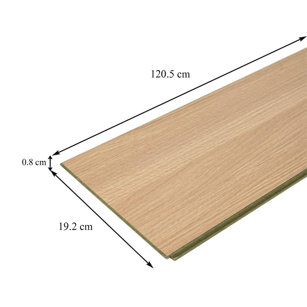 พื้นลามิเนต CROBERN HYBRID 8 มม. 1.85 ตร.ม. สี MARIBO OAK