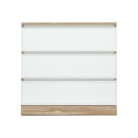 ตู้ลิ้นชัก 3 ลิ้นชัก BURO ANTARES LC80 DW สีอโรม่าโอ๊ค/ขาว_1