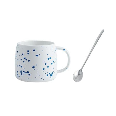 ถ้วยหู PORCELAIN 500 มล. KECH สีขาว_0
