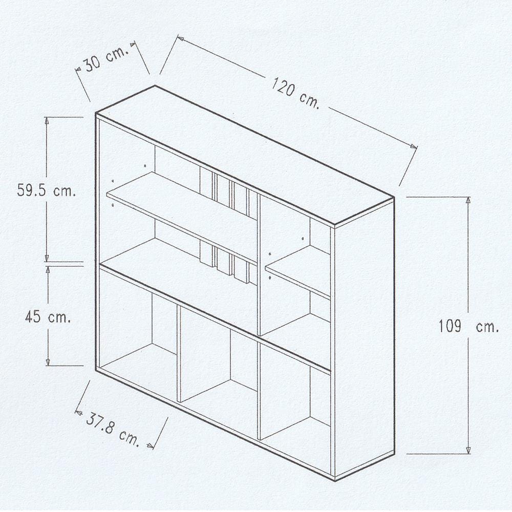 ชั้นวางของกั้นห้อง 3 ชั้น INHOME SS1201 สีออทตาวา