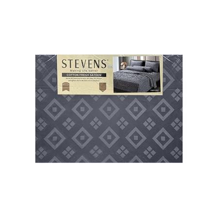 ชุดผ้าปูที่นอน 3.5 ฟุต 3 ชิ้น STEVENS COTTON FRESH SATEEN DM21_4