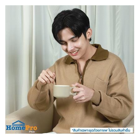ชุดถ้วยกาแฟ PORCELAIN 250 มล. KECH FLOWER สีเทา_6