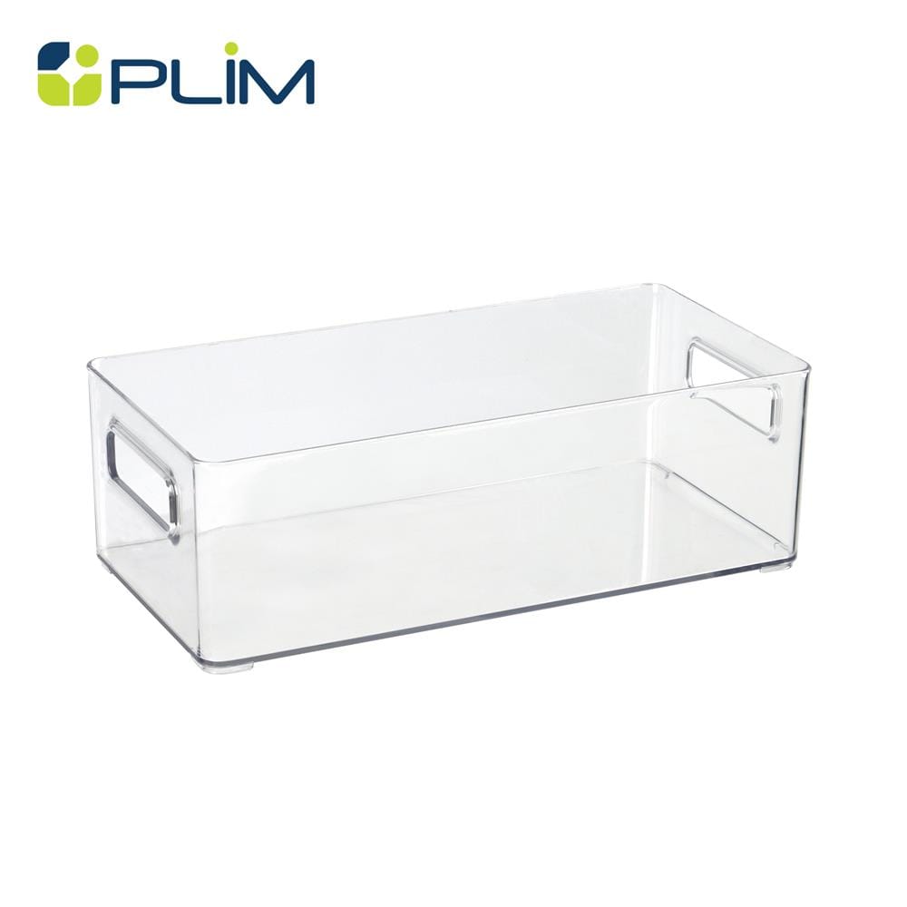 กล่องจัดเก็บผ้า PLIM KLEAR 15x30.5x10 ซม. สีใส