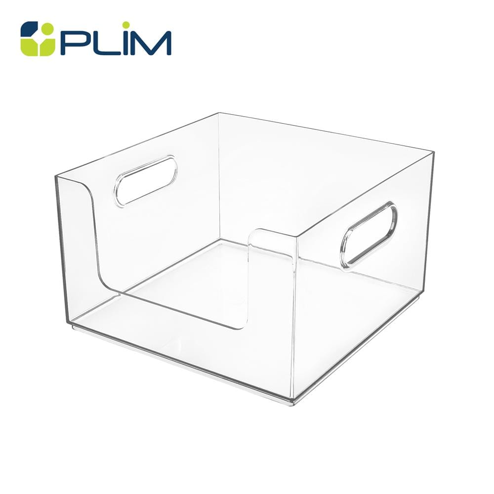 กล่องจัดเก็บผ้า PLIM KLEAR 25.3x25.3x15.3 ซม. สีใส
